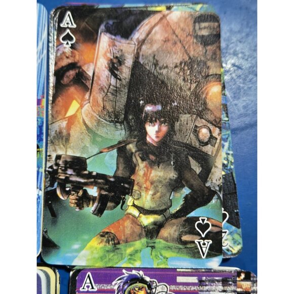 Ghost In The Shell Poker Playing Cards Vintage Rare 52 Cards + 2 Jokers - Picture 4 of 7